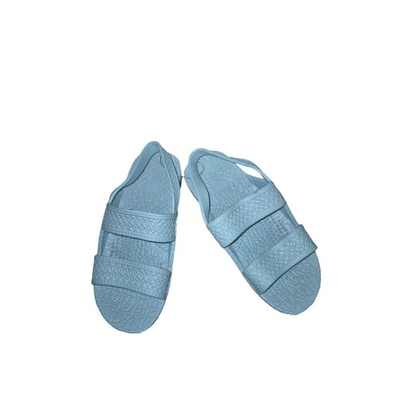 J-Slips Baby Aqua Blue Sandals With Textured Straps 2/3 - Picture 3 of 4